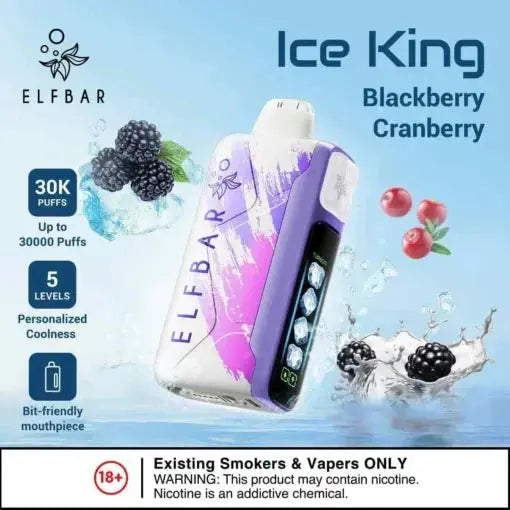 Elf Bar Ice King – Blackberry Cranberry – 30K